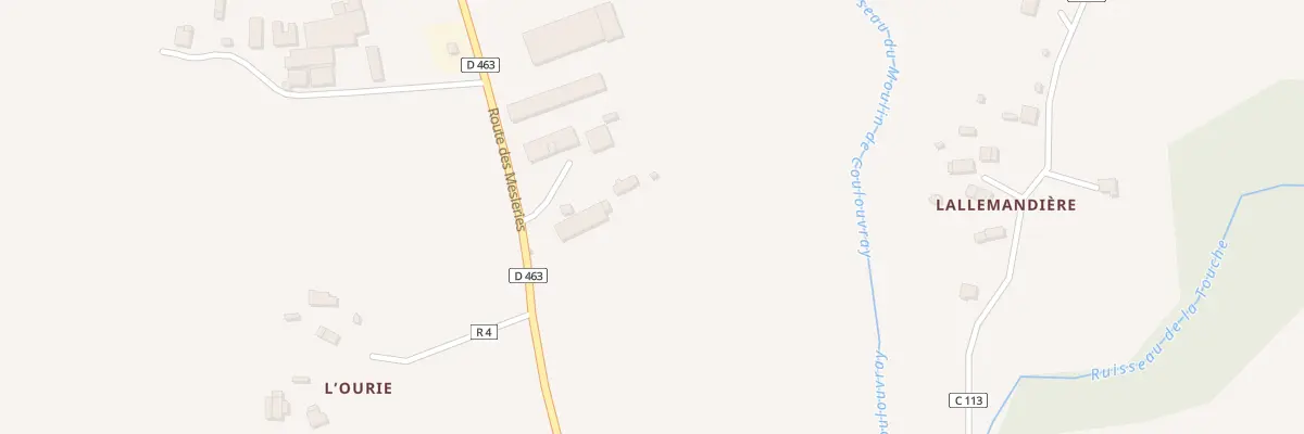 Plan du 2 Rte des Mesleries à Saint-Laurent-de-Cuves