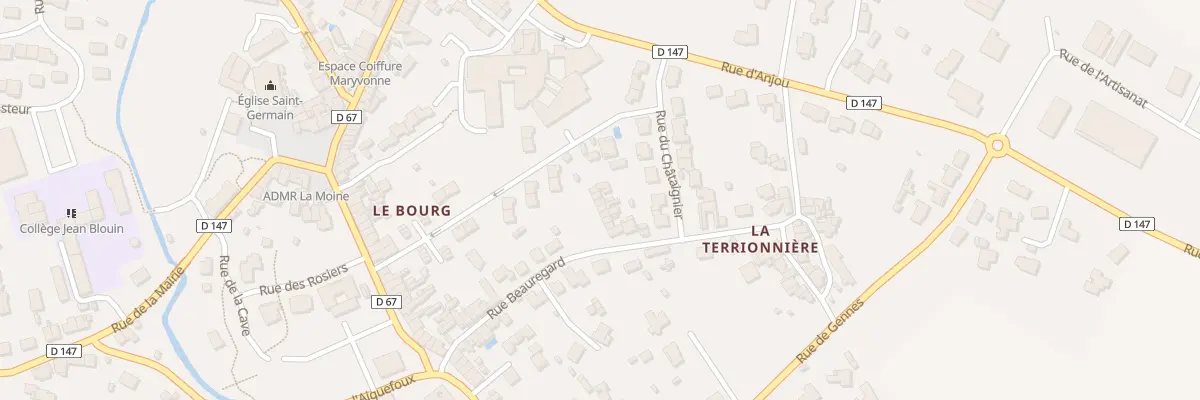 Plan du 30 Rue Beauregard (Germain Moine) à Sèvremoine