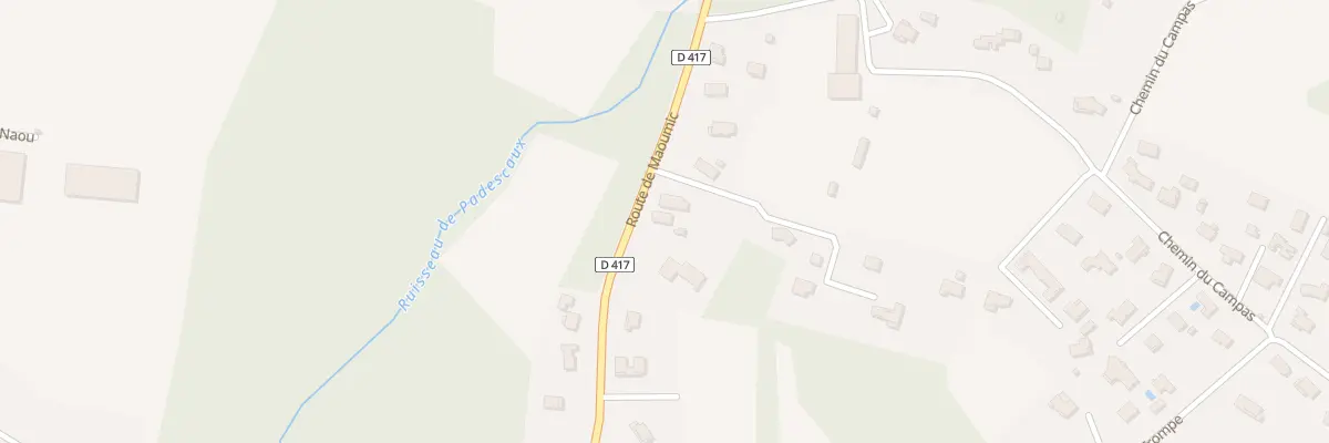 Plan du 628 Rte de Mahoumic à Peyrehorade