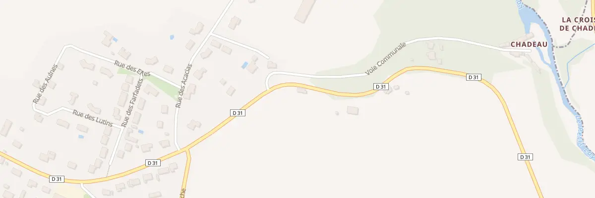 Plan du 5216 La Chabotte à Saint-Hilaire-le-Vouhis