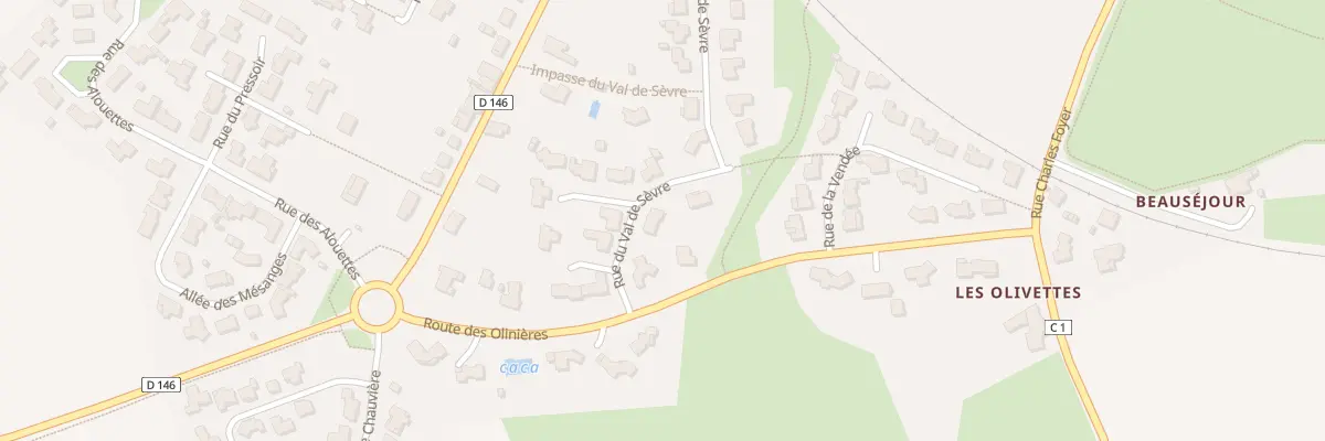 Plan du 6 Rue du Val de Sevre (Torfou) à Sèvremoine
