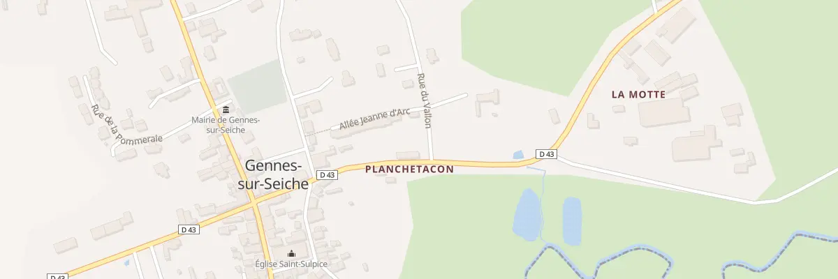 Plan du 5 Rue du Château à Gennes-sur-Seiche