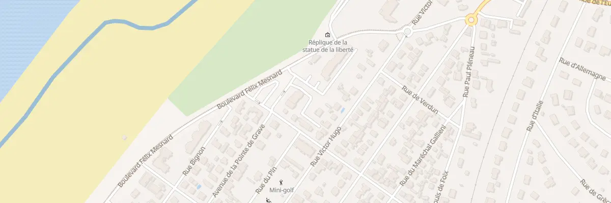 Plan du 21B Av de la Pte de Grave à Soulac-sur-Mer