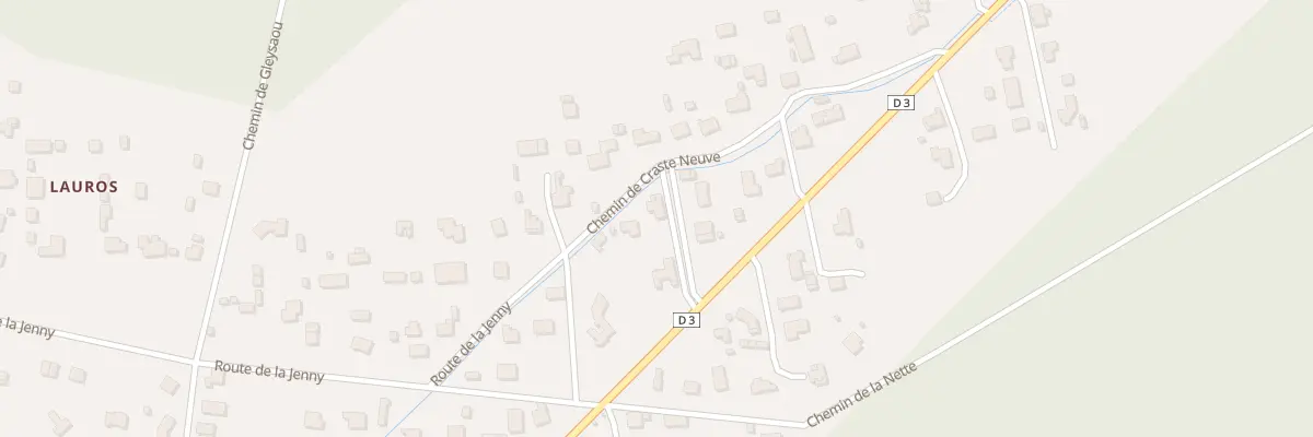 Plan du 13 Che de Craste Neuve au Porge