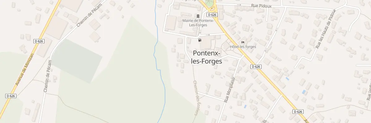 Plan du 76 Rue de la Fontaine d’Or à Pontenx-les-Forges
