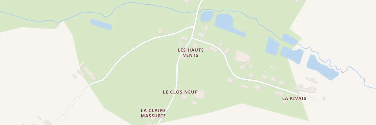 Plan du 2 Les Hauts Vents à La Chapelle-Fleurigné