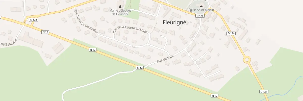 Plan du 3 Rue La Courte aux Loups à La Chapelle-Fleurigné
