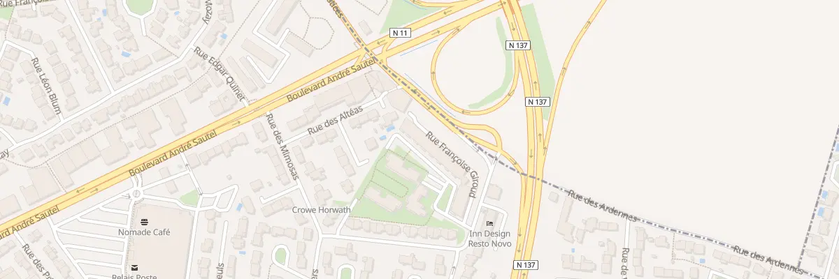 Plan du 24 Rue Simone de Beauvoir à La Rochelle