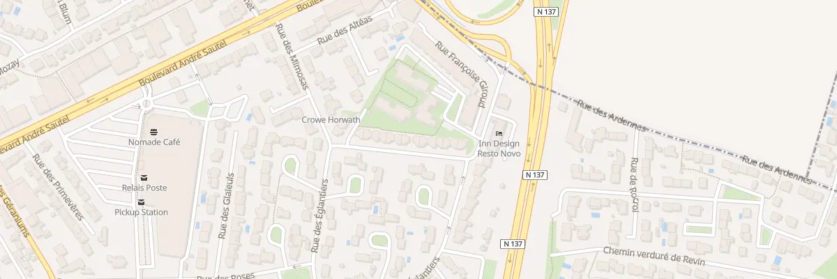 Plan du 25B Rue des Églantiers à La Rochelle