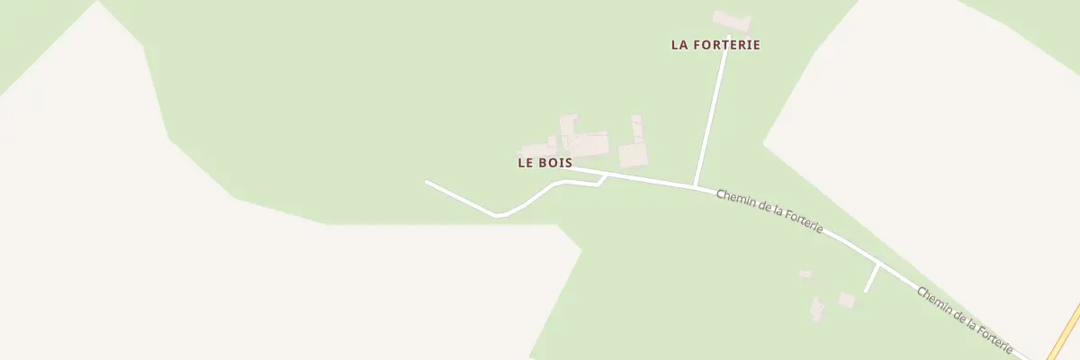 Plan du 465 Che de la Forterie à La Roë