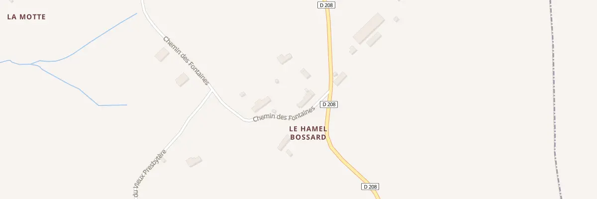 Plan du 5128 Le Hamel Bossard à Montabot