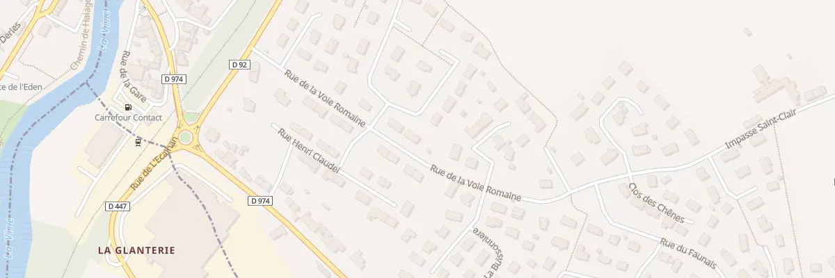 Plan du 4 Les Longs Champs à La Meauffe