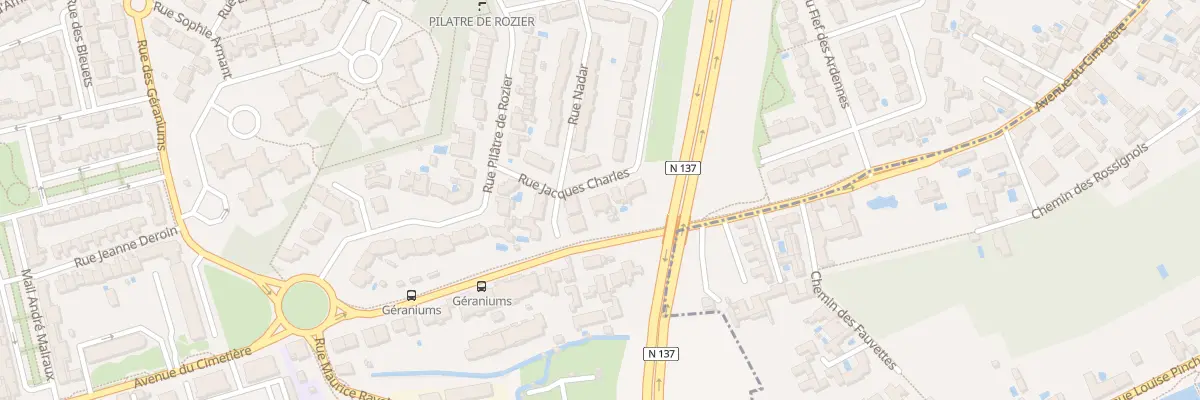 Plan du 23 Rue Jacques Charles à La Rochelle