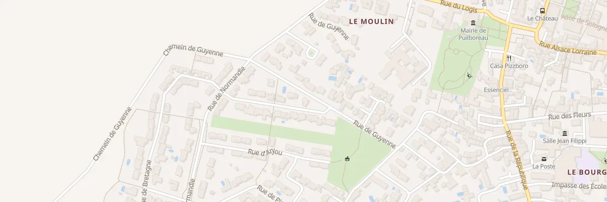 Plan du 1 Rue de Guyenne à Puilboreau