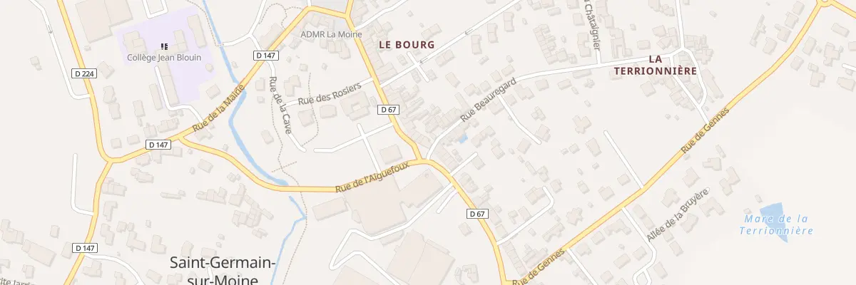Plan du 46 Rue des Bottiers (St Germain) à Sèvremoine