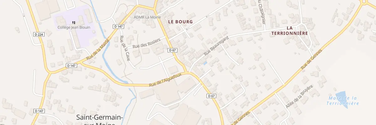 Plan du 44 Rue des Bottiers (St Germain) à Sèvremoine