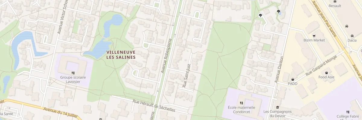 Plan du 41 Av Robespierre à La Rochelle