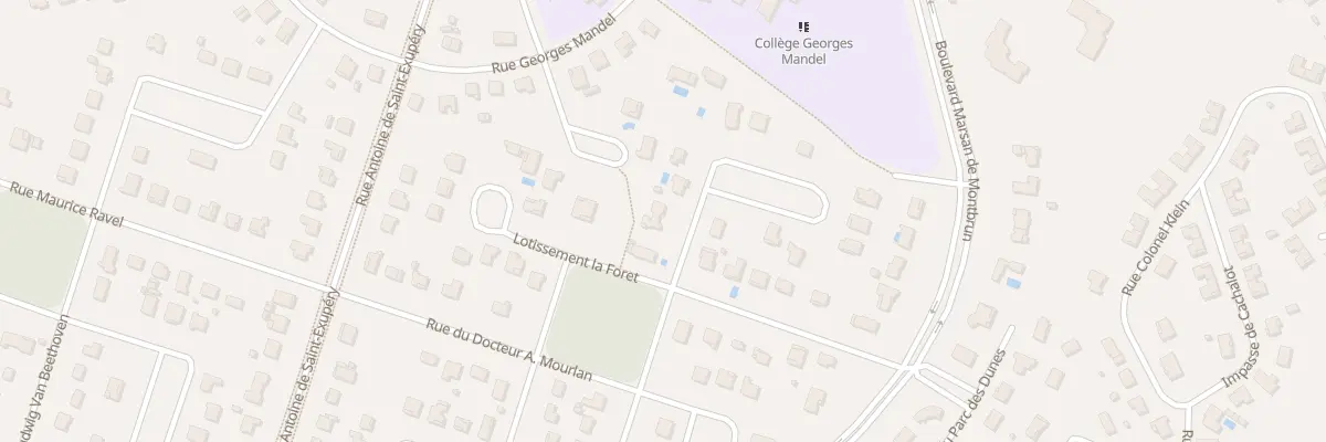 Plan du 13 Rue Gilbert Privat à Soulac-sur-Mer