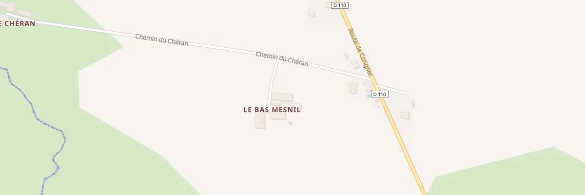 Plan du 230 Che du Cheran à Saint-Saturnin-du-Limet