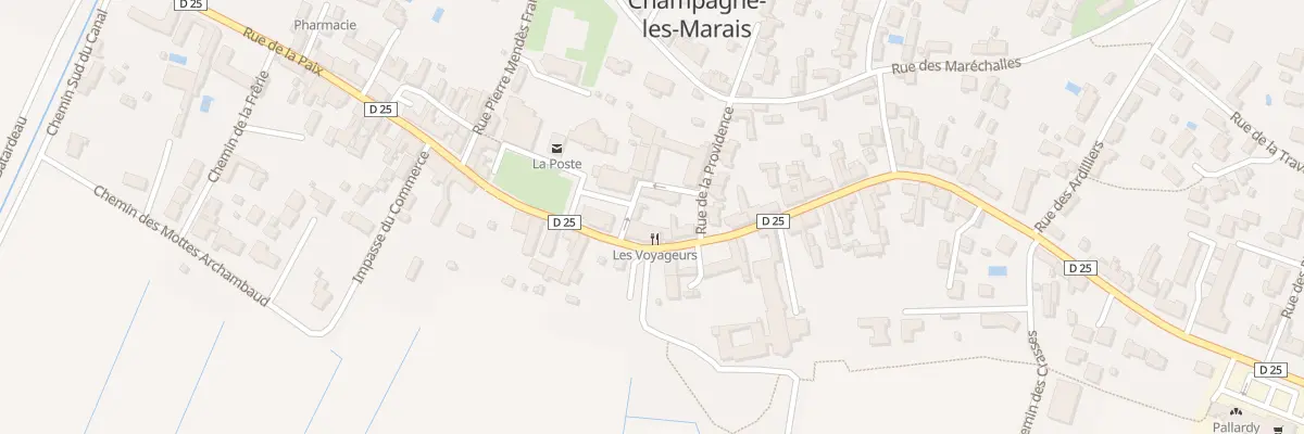 Plan du 2 Rue jean macé à Champagné-les-Marais