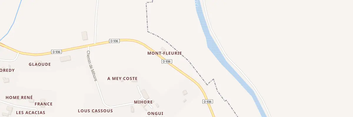 Plan du 1425 Rte de Came à Bidache