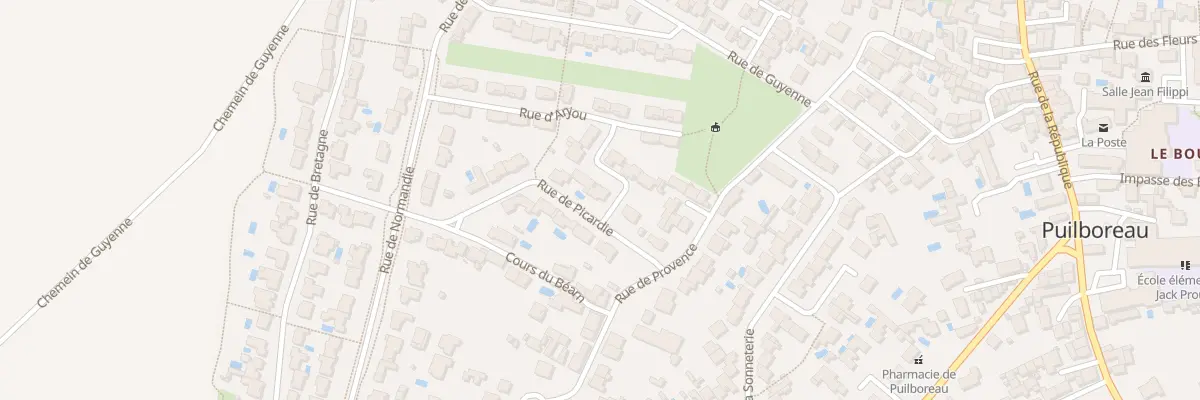 Plan du 18 Rue d’Anjou à Puilboreau