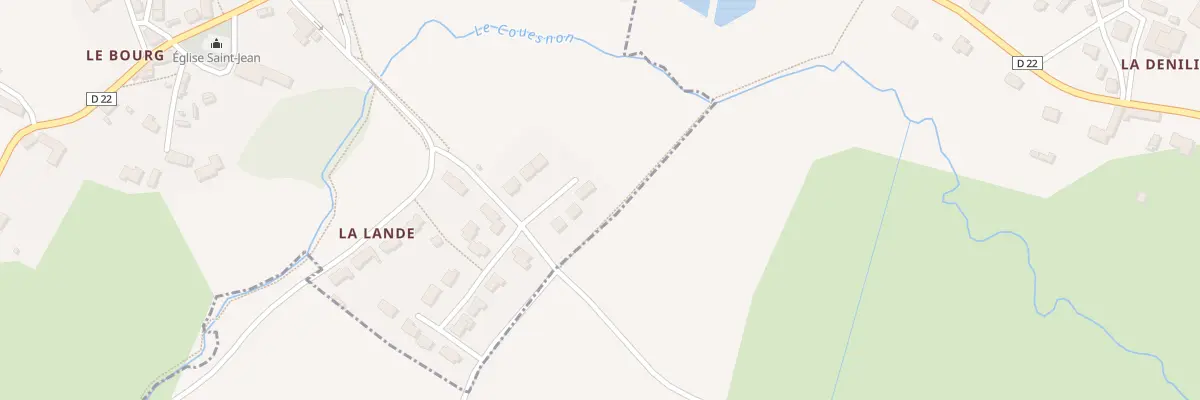 Plan du 7 Lot Communal Le Couesnon à La Selle-en-Luitré