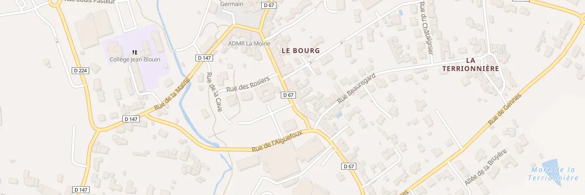 Plan du 30 Rue des Bottiers (St Germain) à Sèvremoine