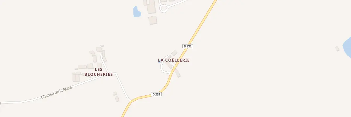 Plan du 650 Rte de Fontaine-Couverte à Cuillé