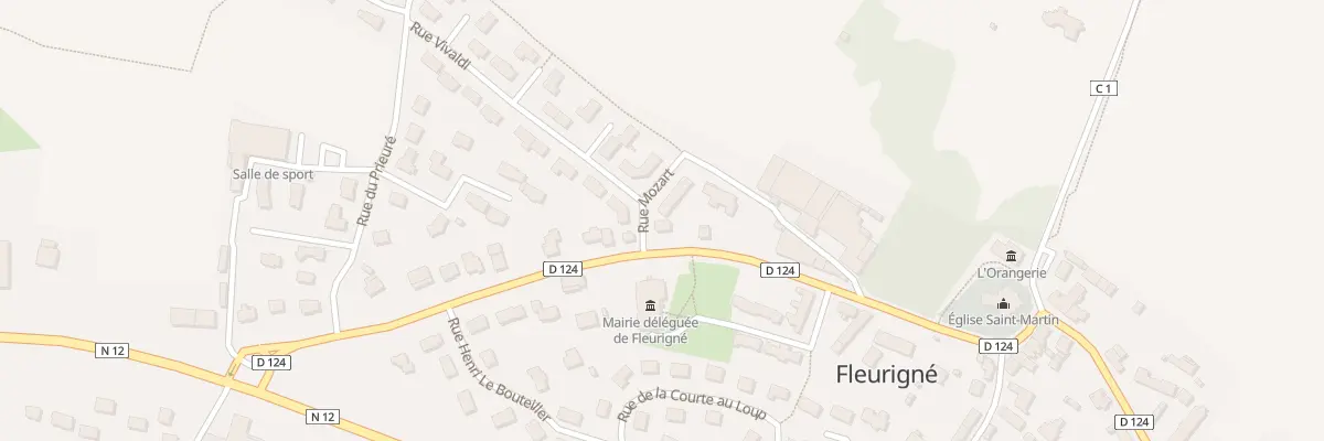 Plan du 10B Av de Bretagne à La Chapelle-Fleurigné