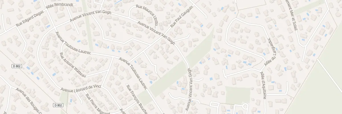 Plan du 2 Rue Claude Monet à Arès