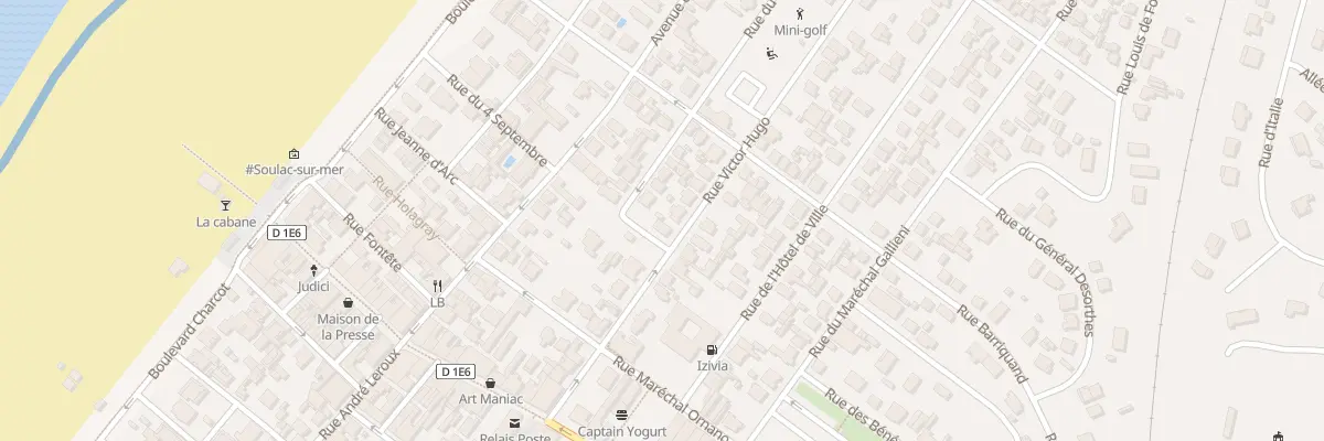 Plan du 16B Rue Victor Hugo à Soulac-sur-Mer