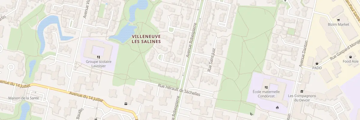Plan du 2 Rue Talleyrand à La Rochelle