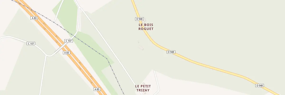 Plan du 105 Le Petit Trizay à Bournezeau