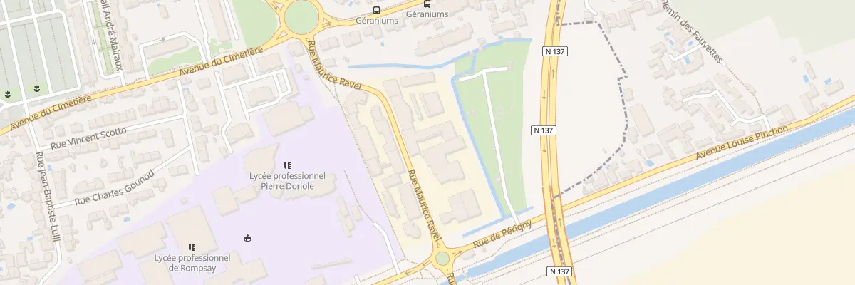 Plan du 17 Rue Maurice Ravel à La Rochelle