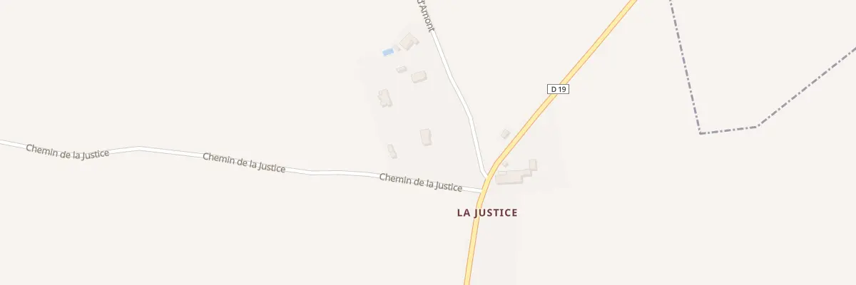 Plan du 9 La Justice à La Roche-Blanche