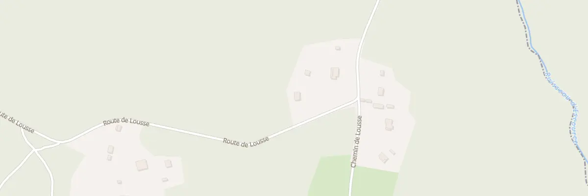 Plan du 2485 Rte de Lousse à Saint-Paul-en-Born