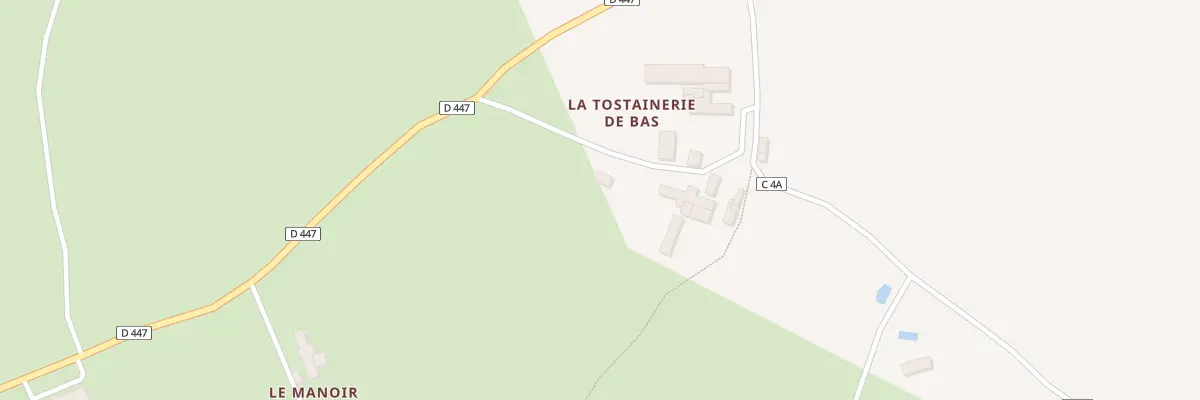 Plan du 2 La Tostainerie de Bas à Rampan