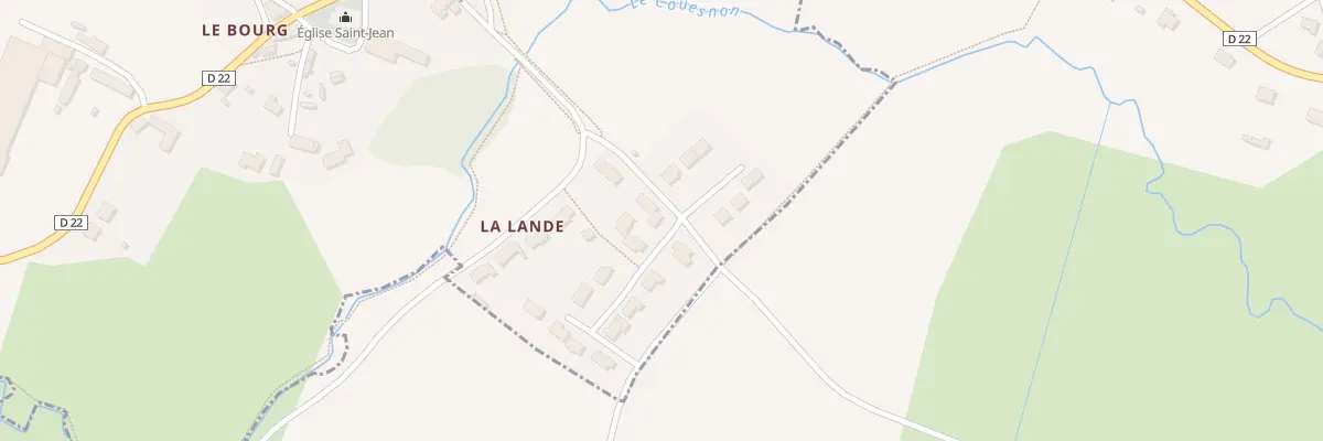 Plan du 12D Lot le Hameau du Coteau à La Selle-en-Luitré