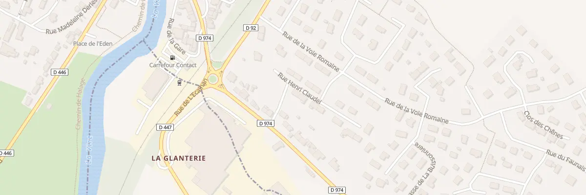Plan du 4 Rue Henri Claudel à La Meauffe