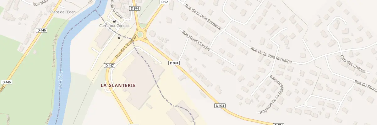 Plan du 13 Route de Saint-lô à La Meauffe