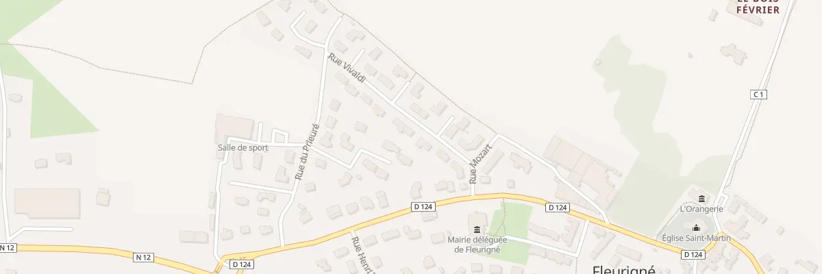 Plan du 7 Rue Vivaldi à La Chapelle-Fleurigné