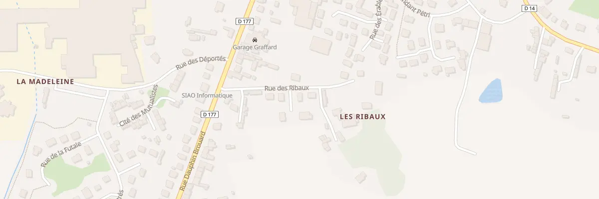Plan du 2 Rue des Ribaux à Louvigné-du-Désert