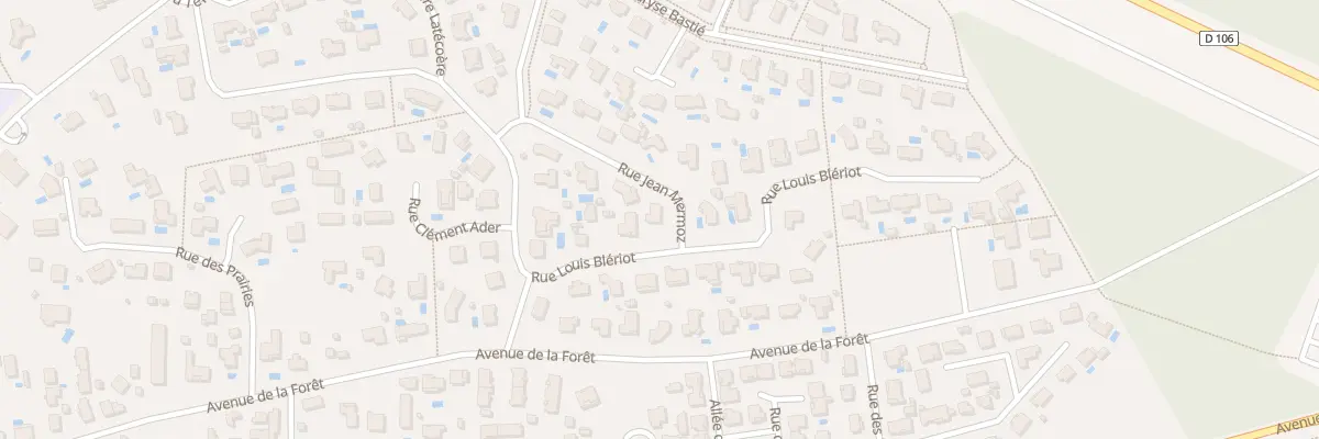 Plan du 5 Rue Louis Bleriot à Arès