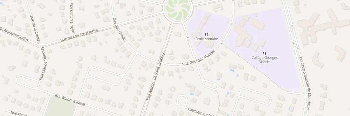 Plan du 10 Rue Georges Mandel à Soulac-sur-Mer