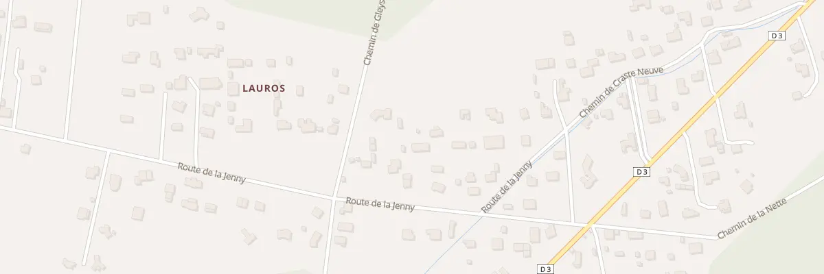Plan du 16 Rte de la Jenny au Porge