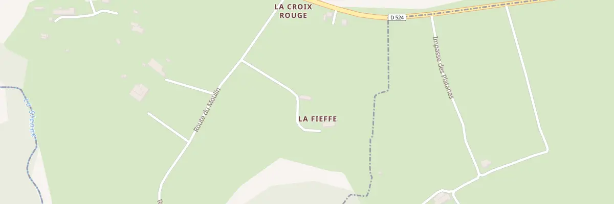 Plan du 117 Rte du Moulin à Saint-Aubin-des-Bois