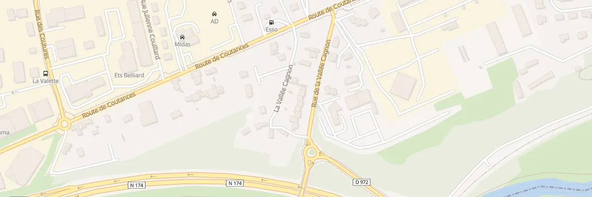 Plan du 8 Rue Vallée Cagnon à Agneaux