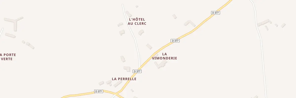 Plan du 6 L’Hotel au Clerc à Cavigny
