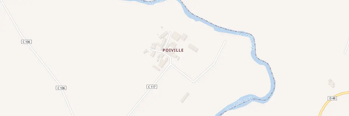 Plan du 5030 Poiville à Saint-Hilaire-le-Vouhis